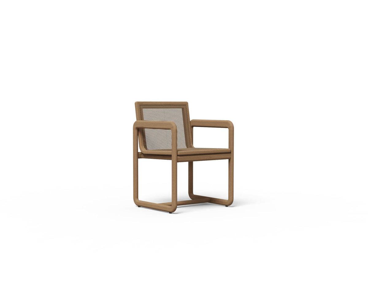 Stylish Dock Teak Outdoor Dining Armchair by Danao  | Casa Design Group