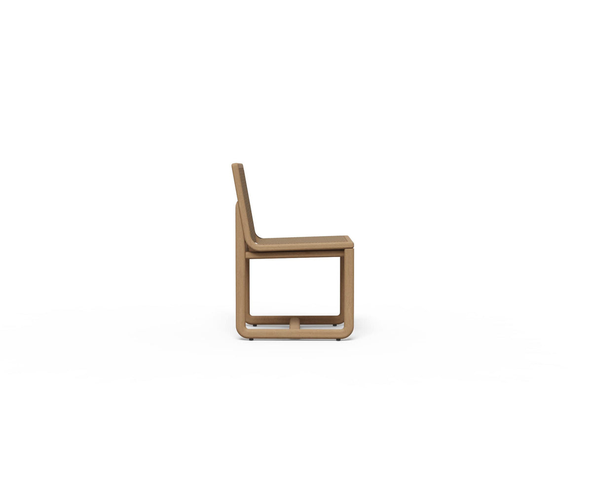 Elegant Dock Teak Outdoor Dining Side Chair by Danao | Casa Design Group