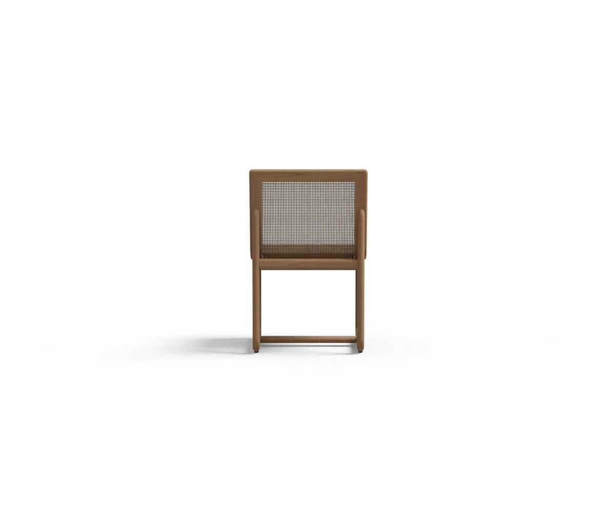 Elegant Dock Teak Outdoor Dining Side Chair by Danao | Casa Design Group