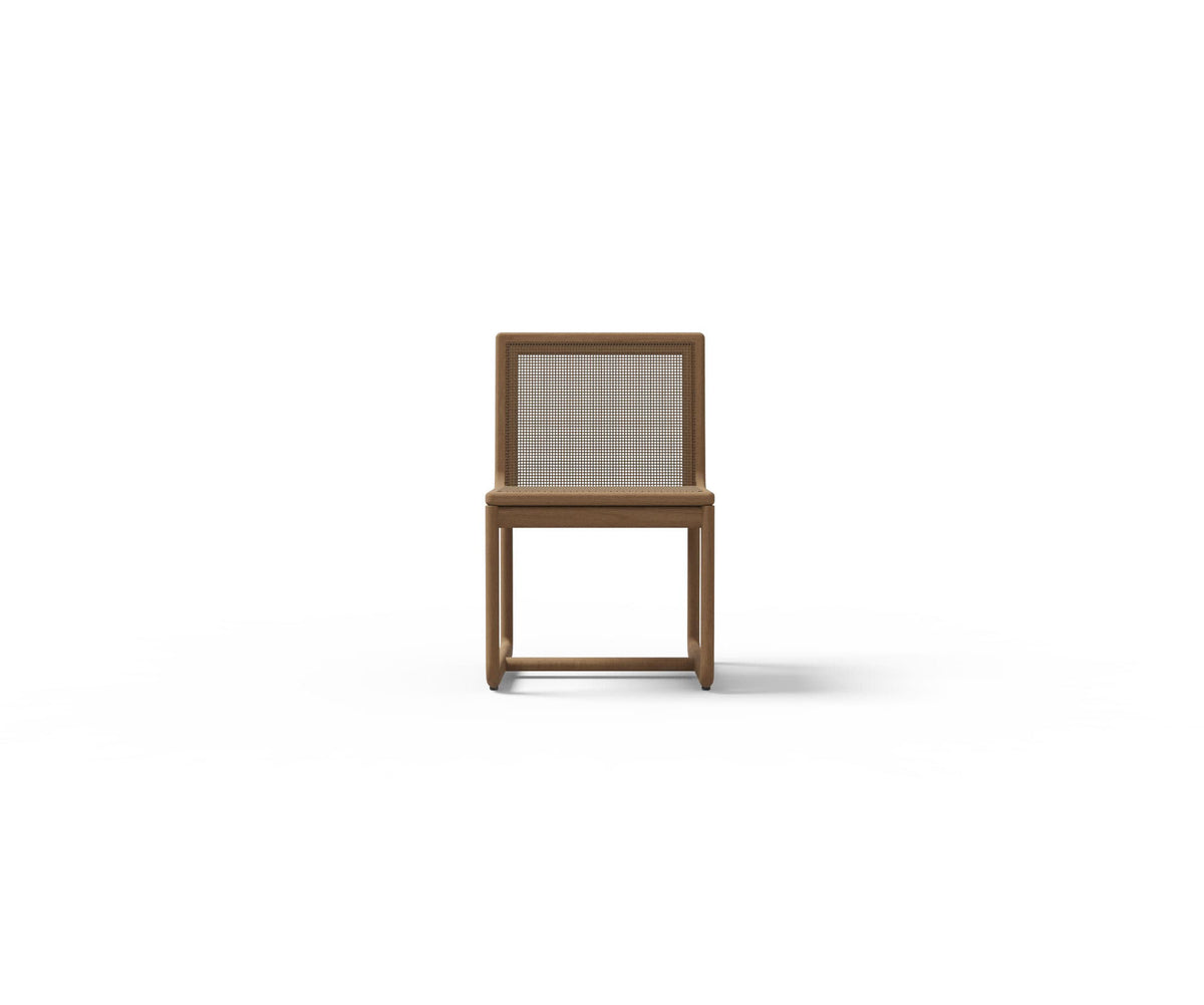 Elegant Dock Teak Outdoor Dining Side Chair by Danao | Casa Design Group