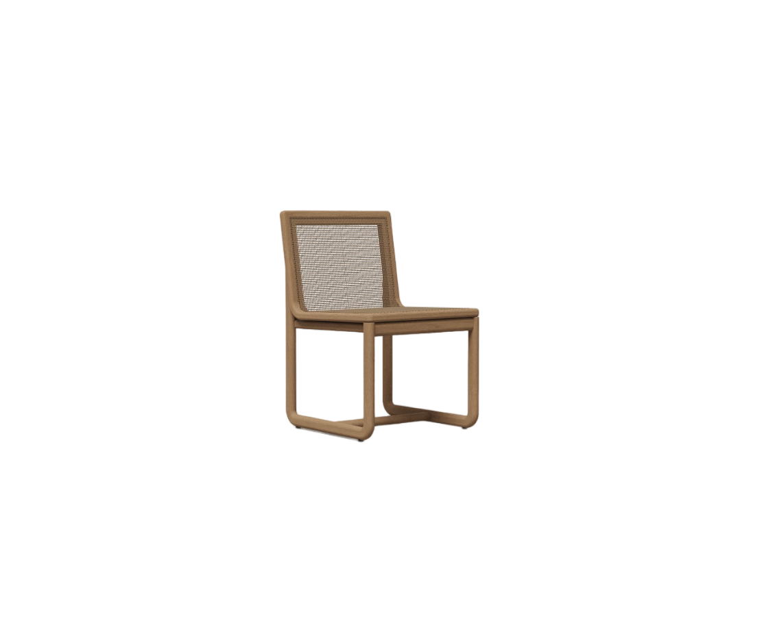 Elegant Dock Teak Outdoor Dining Side Chair by Danao | Casa Design Group