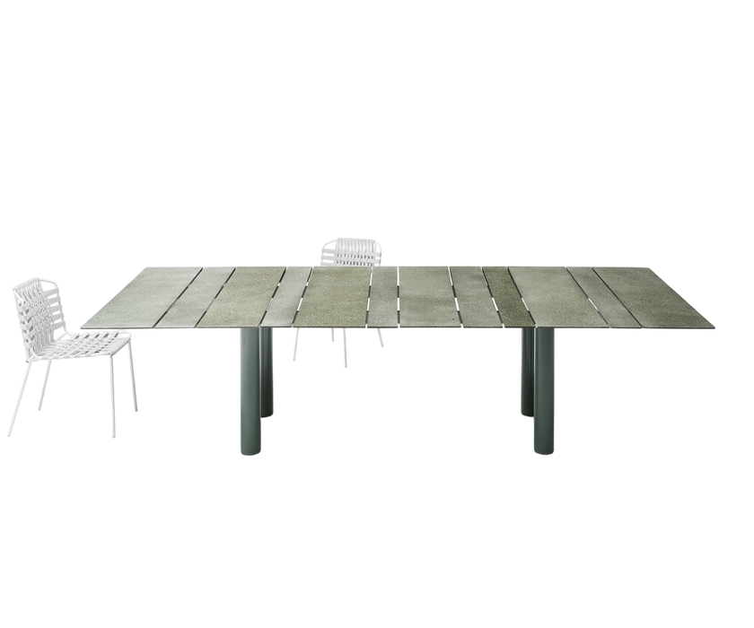 Elegant and Durable Dock Outdoor Dining Table by Paola Lenti Casa Design Group