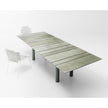 Elegant and Durable Dock Outdoor Dining Table by Paola Lenti Casa Design Group