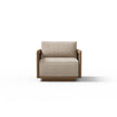 Premium Teak Dock Swivel Lounge Chair by Danao for Ultimate Outdoor Comfort | Casa Design Group