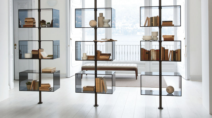 High End Domino Bookcase by Porada Casa Design Group