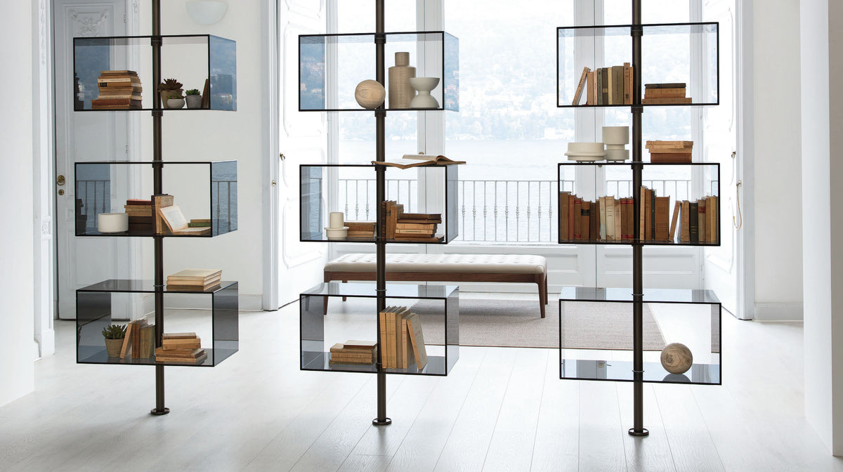 High End Domino Bookcase by Porada Casa Design Group