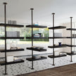 High End Domino Expo Bookcase by Porada Casa Design Group