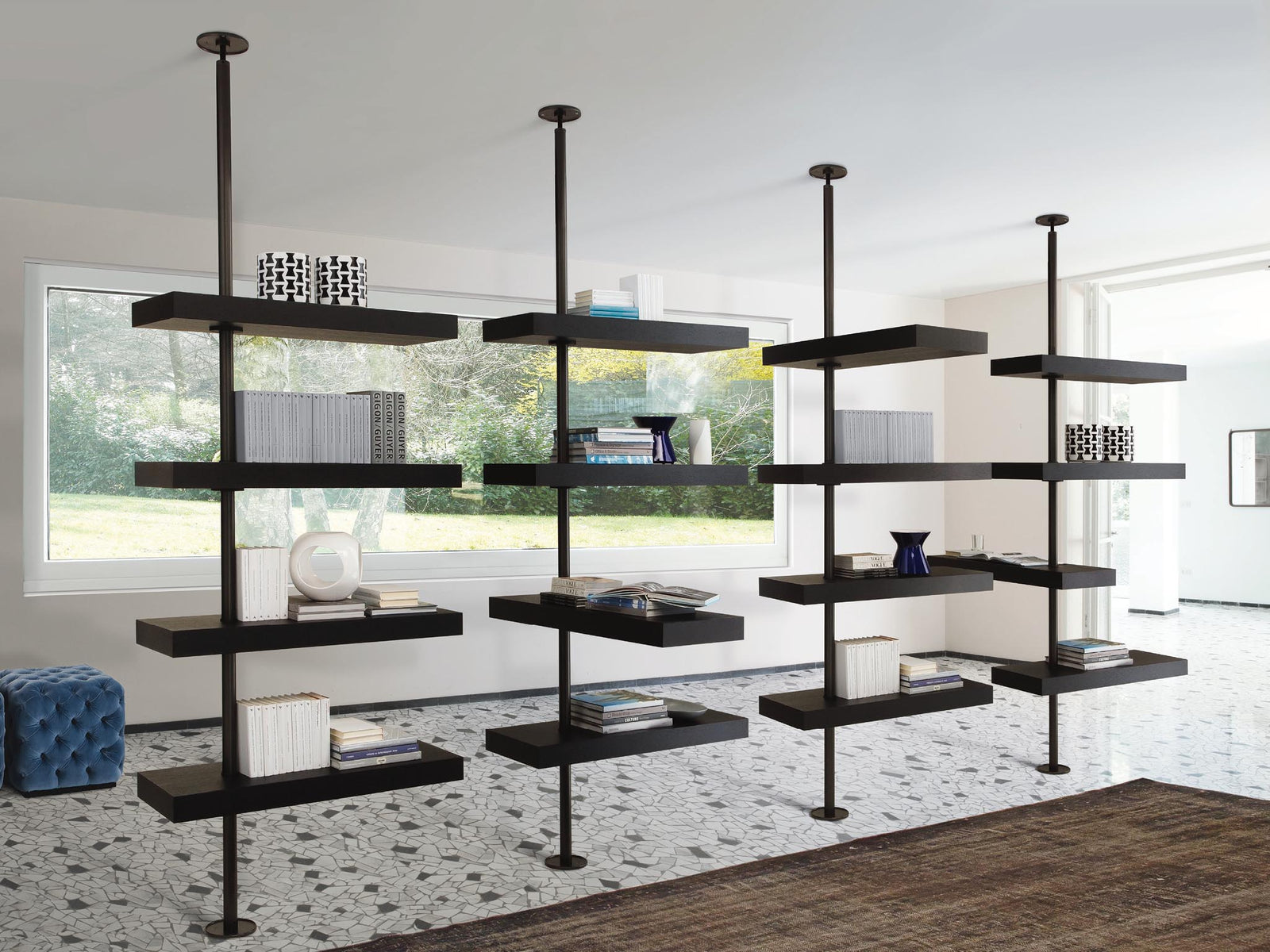 High End Domino Expo Bookcase by Porada Casa Design Group