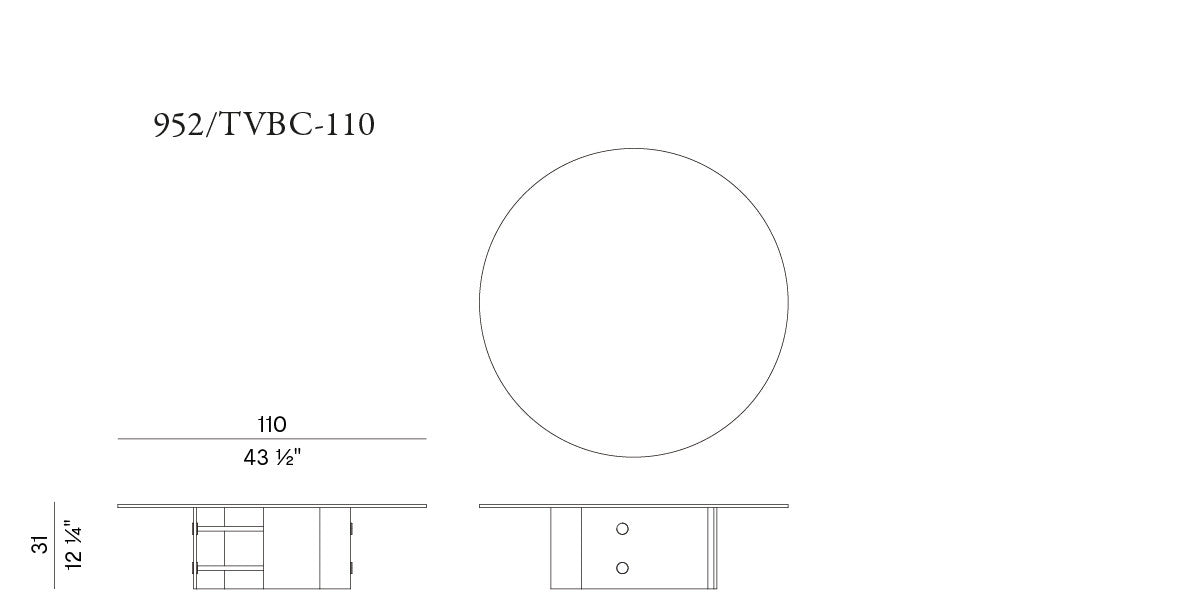 High End Double L Glaze Coffee Table by Potocco Casa Design Group