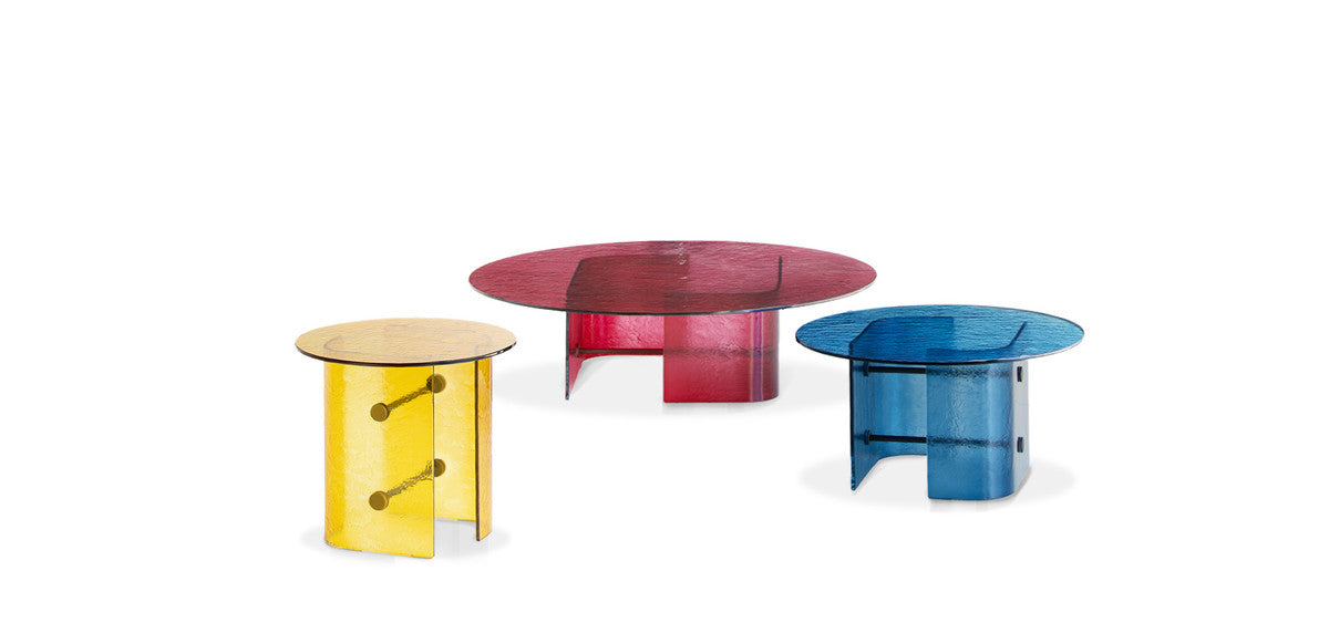 High End Double L Glaze Coffee Table by Potocco Casa Design Group