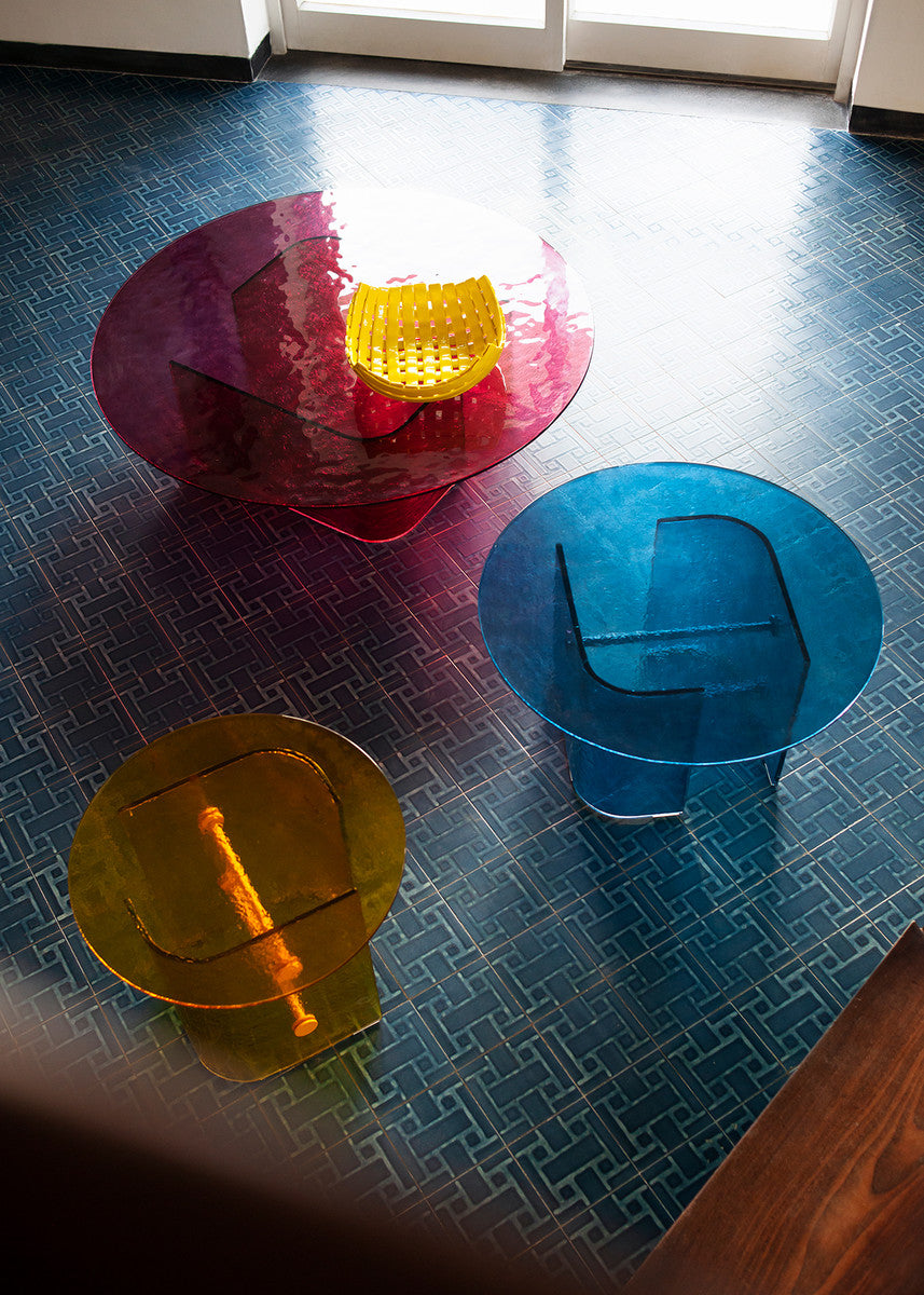 High End Double L Glaze Coffee Table by Potocco Casa Design Group