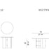 High End Double L Glaze Coffee Table by Potocco Casa Design Group