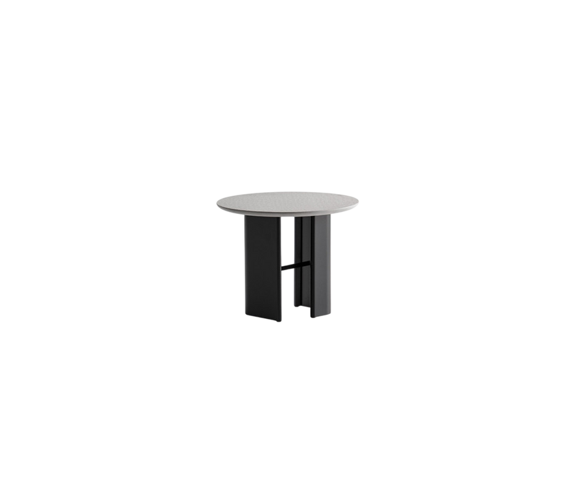 Double L Outdoor Side Table by Potocco | Available in Porcelain or Natural Stone | Casa Design Group
