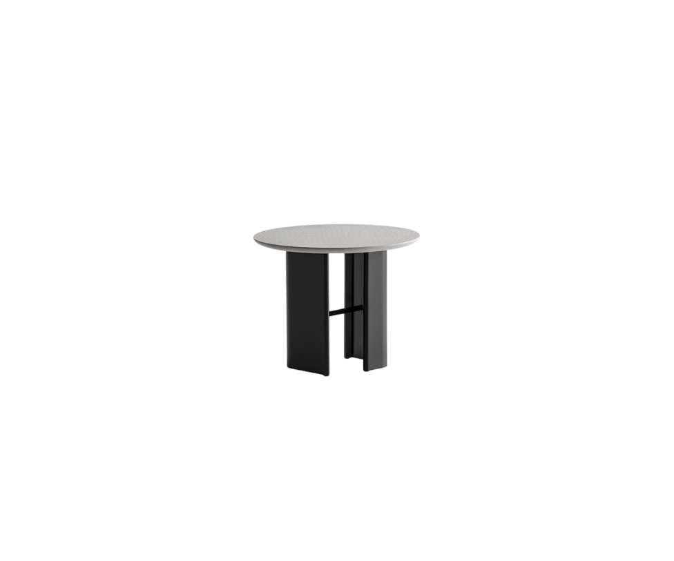 Double L Outdoor Side Table by Potocco | Available in Porcelain or Natural Stone | Casa Design Group