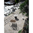 Double L Outdoor Side Table by Potocco | Available in Porcelain or Natural Stone | Casa Design Group
