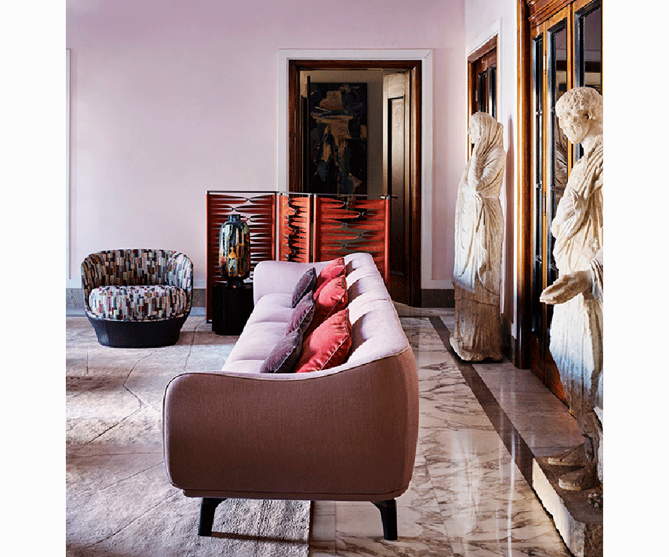 Drive Sofa by Giorgetti award-winning designer sofa with sculptural form and luxurious comfort | Casa Design Group