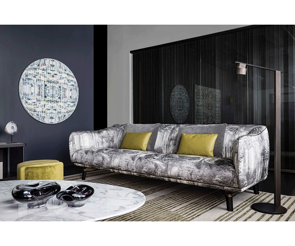 Drive Sofa by Giorgetti award-winning designer sofa with sculptural form and luxurious comfort | Casa Design Group