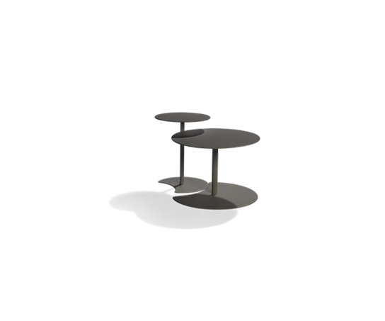 Drops sculptural aluminum side table by Verónica Martínez for Tribù | Casa Design Group