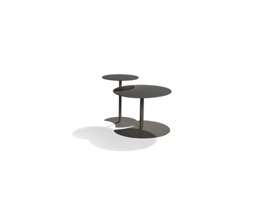 Drops sculptural aluminum side table by Verónica Martínez for Tribù | Casa Design Group