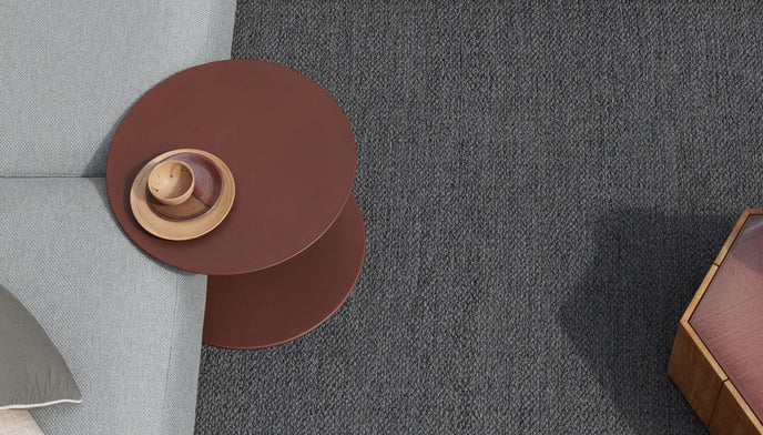 Drops sculptural aluminum side table by Verónica Martínez for Tribù | Casa Design Group