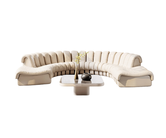 Contemporary DS-600 Snake Sofa by De Sede, Swiss craftsmanship icon | Casa Design Group