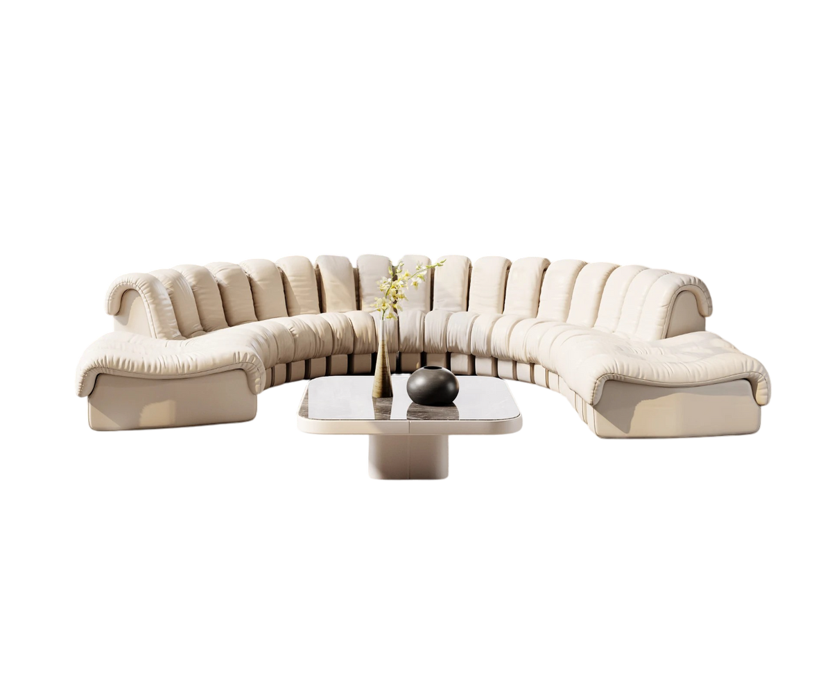 Contemporary DS-600 Snake Sofa by De Sede, Swiss craftsmanship icon | Casa Design Group