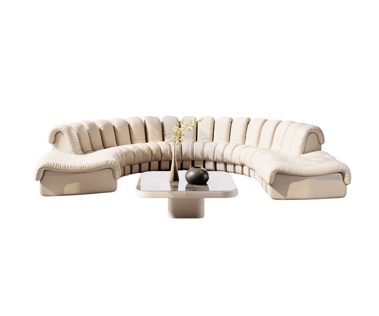 Contemporary DS-600 Snake Sofa by De Sede, Swiss craftsmanship icon | Casa Design Group