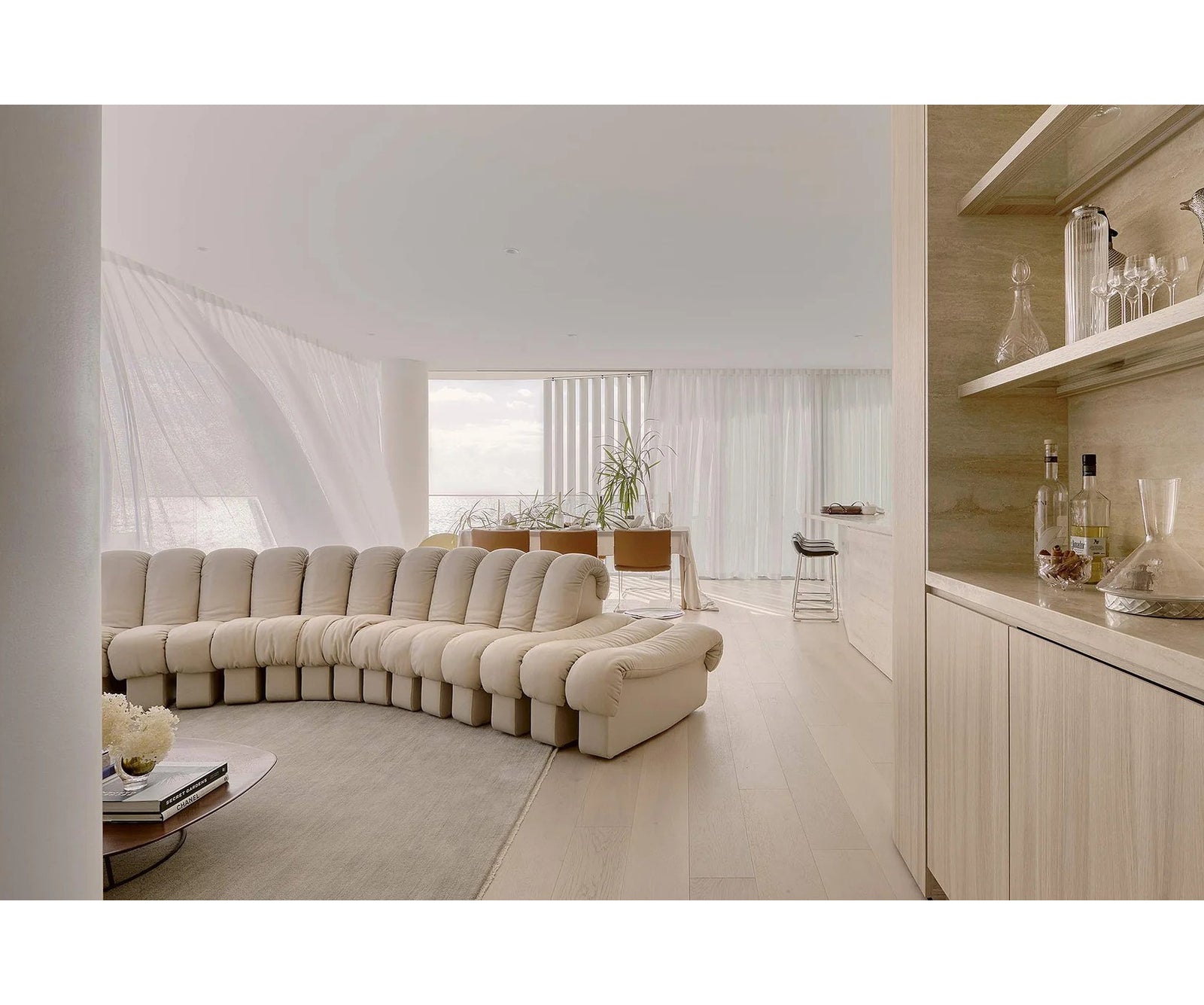 Contemporary DS-600 Snake Sofa by De Sede, Swiss craftsmanship icon | Casa Design Group