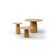 Dunes sculptural teak side table by Yabu Pushelberg for Tribù | Casa Design Group