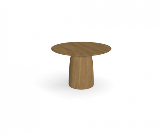 Dunes sculptural teak side table by Yabu Pushelberg for Tribù | Casa Design Group