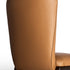 DUO Dining Chair with a high upholstered backrest, solid ash wood legs and tailored leather or fabric upholstery by Ceccotti Collezioni | Casa Design Group