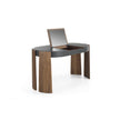Eclisse solid wood and leather vanity with lift-up mirror by Riva 1920 | Casa Design Group