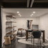 Eclisse solid wood and leather vanity with lift-up mirror by Riva 1920 | Casa Design Group