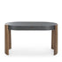 Eclisse solid wood and leather vanity with lift-up mirror by Riva 1920 | Casa Design Group