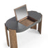 Eclisse solid wood and leather vanity with lift-up mirror by Riva 1920 | Casa Design Group