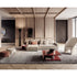 Eddie Sectional Sofa by Frigerio modular designer sofa with upholstered seating and concealed base | Casa Design Group