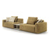 Eddie Sectional Sofa by Frigerio modular designer sofa with upholstered seating and concealed base | Casa Design Group