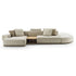 Eddie Sectional Sofa by Frigerio modular designer sofa with upholstered seating and concealed base | Casa Design Group