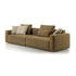 Eddie Sofa by Frigerio modular designer sofa with upholstered seating and concealed base | Casa Design Group
