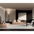 Eddie Sofa by Frigerio modular designer sofa with upholstered seating and concealed base | Casa Design Group