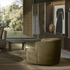 High End Elain Lounge Chair Cognac Brown Leather by Molteni&C Quickship Casa Design Group