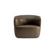 High End Elain Lounge Chair Cognac Brown Leather by Molteni&C Quickship Casa Design Group