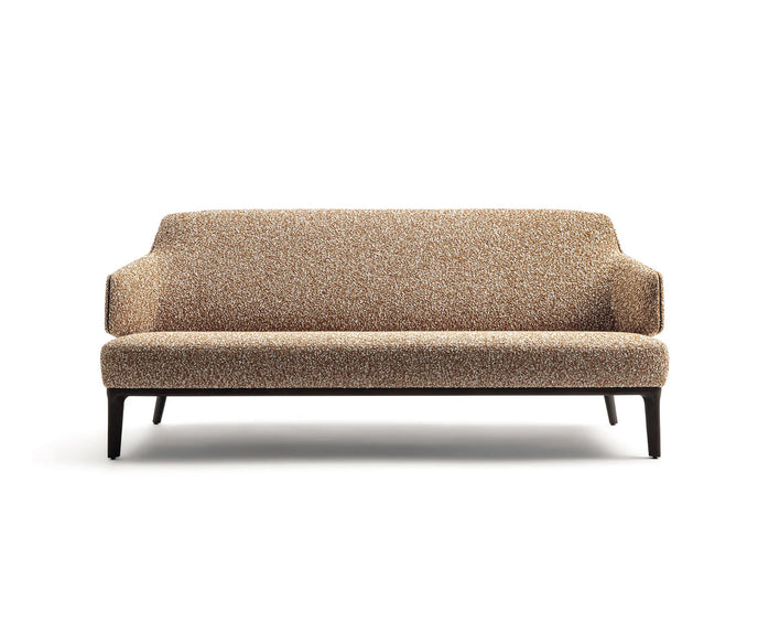 Amanda Sofa by Frigerio with enveloping armrests, ashwood base, and refined Italian design | Casa Design Group