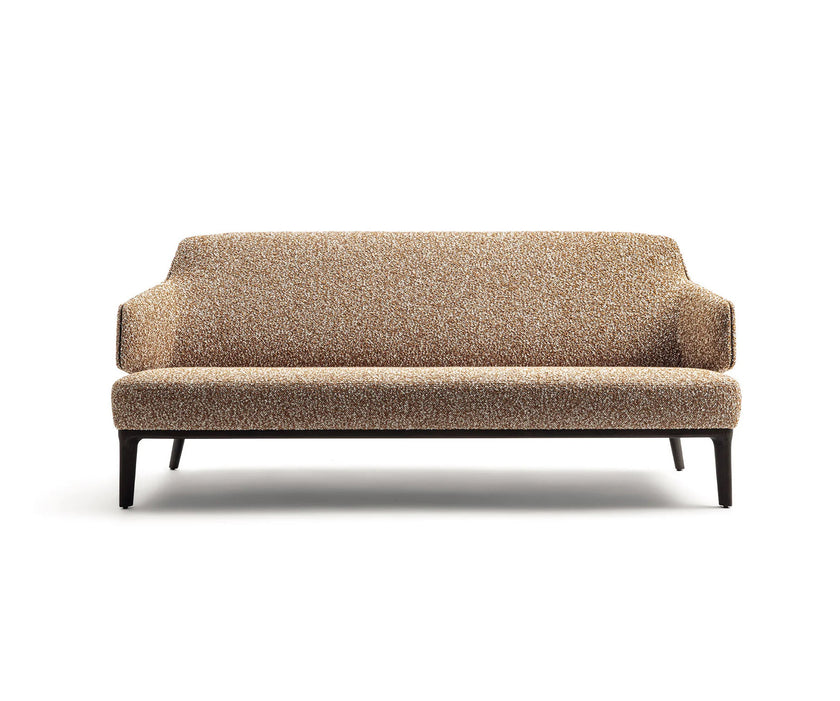 Amanda Sofa by Frigerio with enveloping armrests, ashwood base, and refined Italian design | Casa Design Group