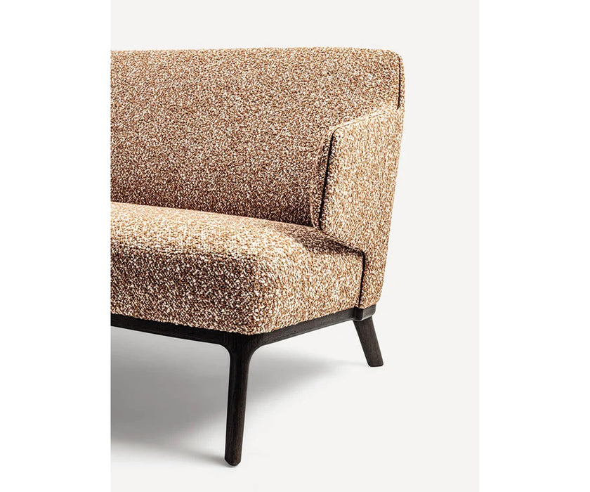 Amanda Sofa by Frigerio with enveloping armrests, ashwood base, and refined Italian design | Casa Design Group