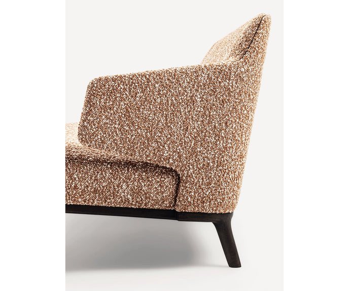Amanda Sofa by Frigerio with enveloping armrests, ashwood base, and refined Italian design | Casa Design Group