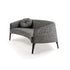 Jackie Sofa by Frigerio featuring a curved silhouette, sculpted armrests, and refined Italian craftsmanship | Casa Design Group