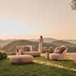 Elio 2-Seat outdoor sofa by Yabu Pushelberg for Tribù | Casa Design Group