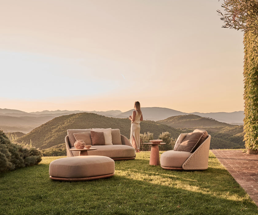 Elio 2-Seat outdoor sofa by Yabu Pushelberg for Tribù | Casa Design Group