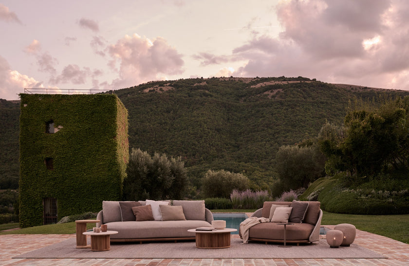 Elio 2-Seat outdoor sofa by Yabu Pushelberg for Tribù | Casa Design Group